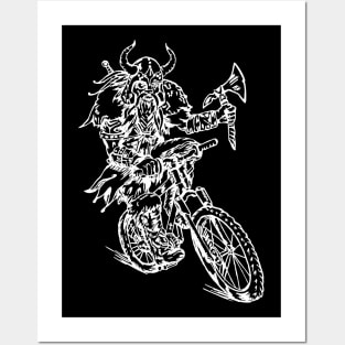 SEEMBO Viking Cycling Bicycle Bicycling Biking Riding Bike Posters and Art